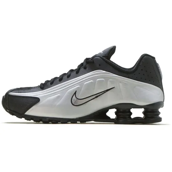 Nike Shox R4 Black Metallic Silver