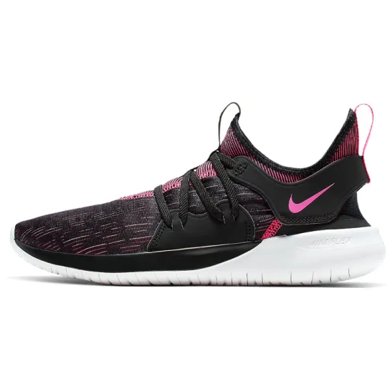 Nike Flex Contact 3 Running Shoes Women's Low-top Black/powder