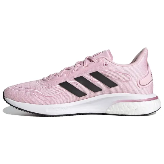 Adidas Supernova Running Shoes Women's Low-top Pink/Black