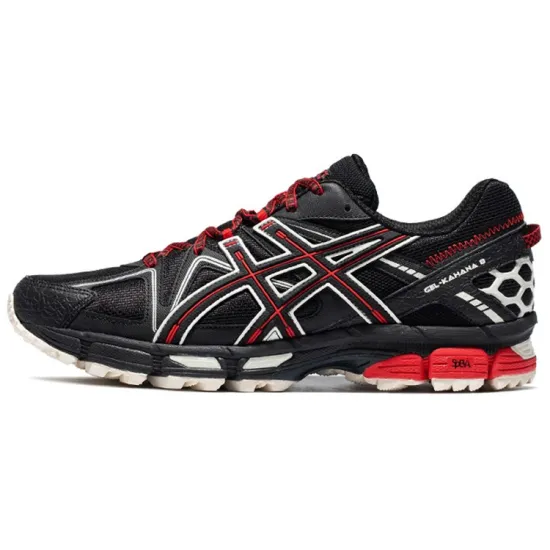 Asics Gel-Kahana 8 Running Shoes Men Low-top Black/Red