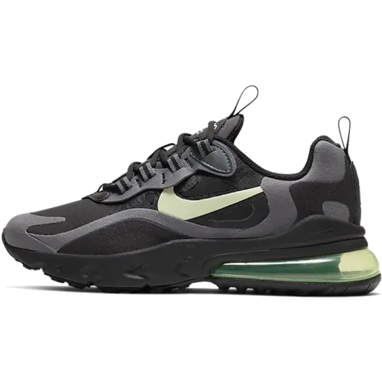 Nike Air Max 270 React Black Barely Volt GS
