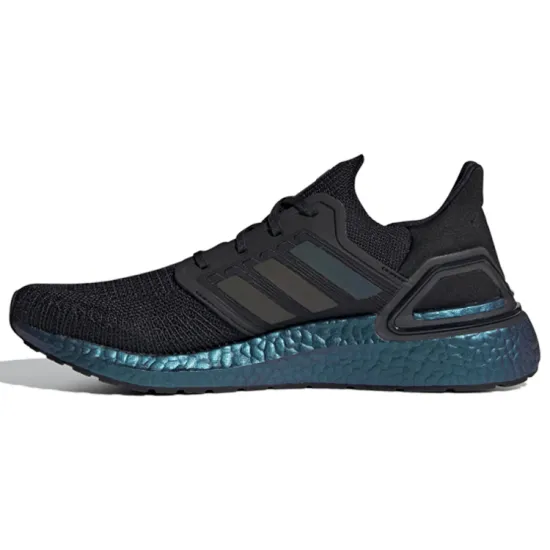 Adidas Ultra Boost 20 Black Signal Cyan