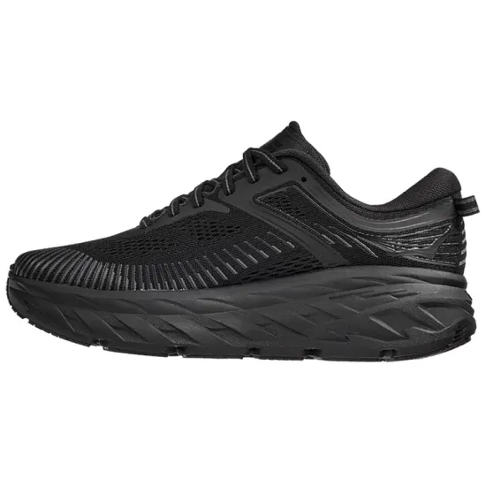 HOKA ONE ONE Bondi 7 Running Shoes Men Low-top Black