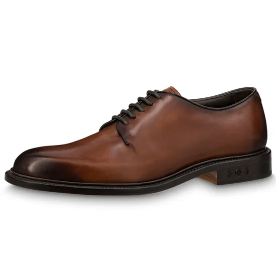 LOUIS VUITTON Dress Shoes Men Low-Top Brown