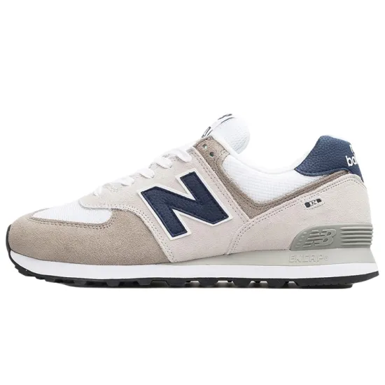 New Balance 574 Grey White Navy