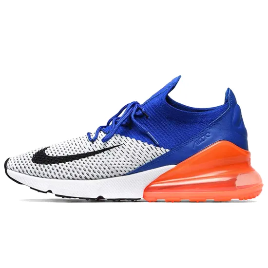Nike Air Max 270 Flyknit Racer Blue Total Crimson