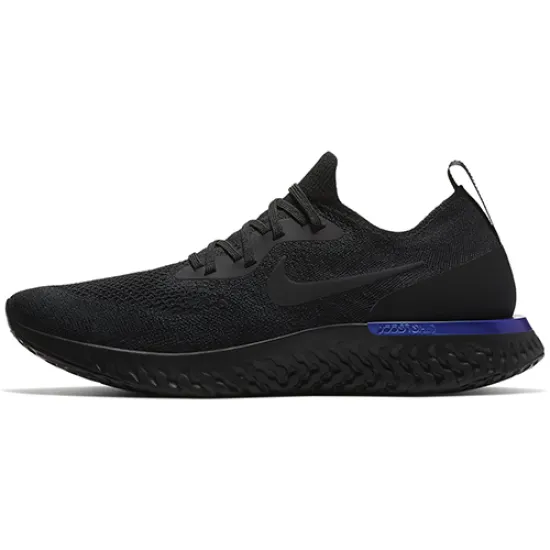 Nike Epic React Flyknit Black Racer Blue