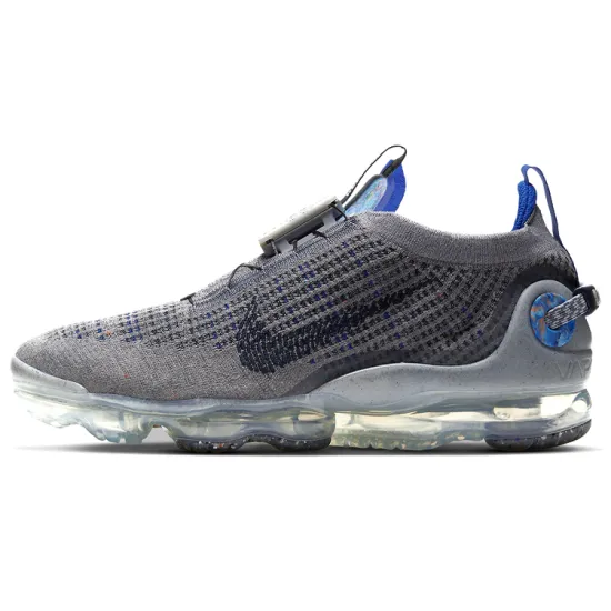 Nike Air VaporMax 2020 Flyknit Particle Grey Dark Obsidian Racer Blue