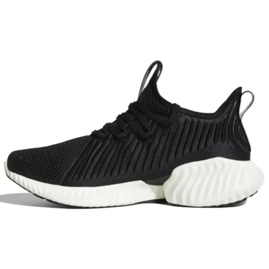 Adidas AlphaBounce Running Shoes Unisex Low-top Black/white