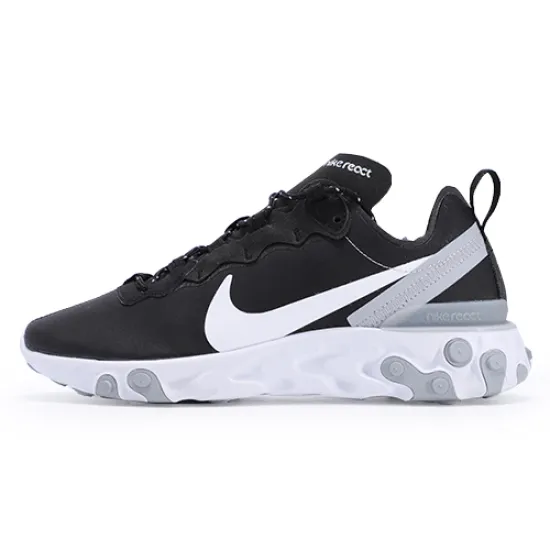 Nike React Element 55 Black White Grey Reflective