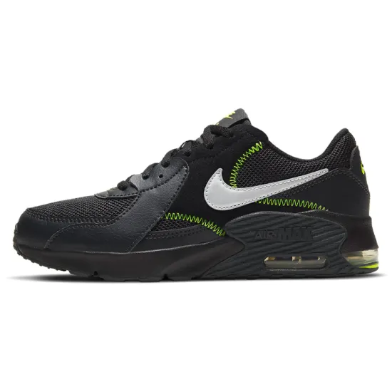 Nike Air Max Excee Running Shoes Women's Low-top Black/Green