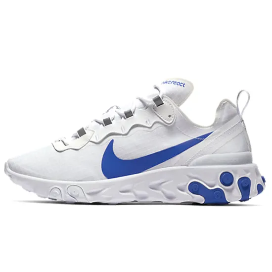 Nike React Element 55 White Game Royal