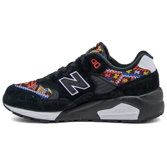 New Balance NB 580 Running Shoes Women's Low-top Black/Dark Obsidian/Total Orange