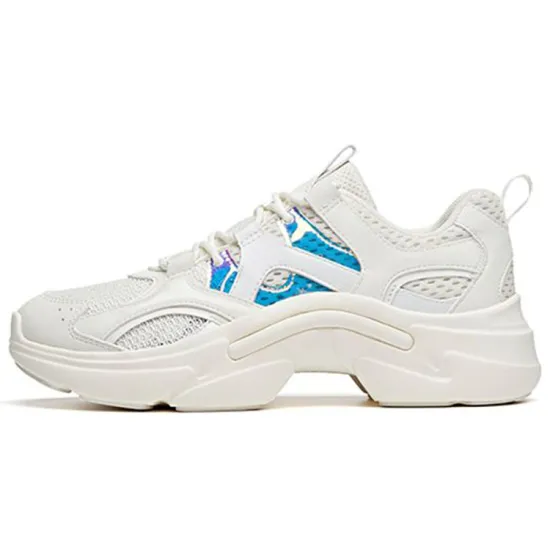 Anta Anti-Slip Wear-Resistant Low-Top Running Shoes Women's White