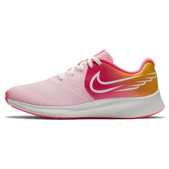 Nike Star Runner 2 Running Shoes GS Low-top White/Pink/Yellow