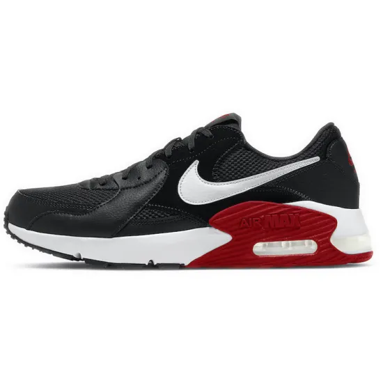 Nike Air Max Excee Running Shoes Men Low-top Black/Dark Obsidian/Total Orange