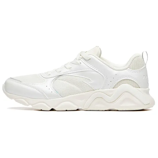 ANTA Running Collection Running Shoes Women's Low-Top Ivory White/Silver