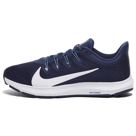 Nike Quest 2 Running Shoes Men Low-top White/Royal Blue
