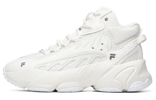 FILA Ade Comfortable Mesh, Textile, Synthetic Leather Cushioning Abrasion Resistant Breathable Mid top Running Shoes