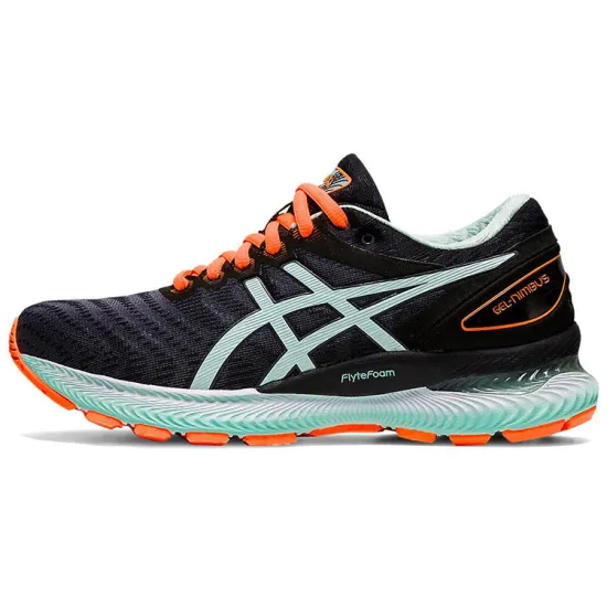 Asics Women's Gel Nimbus 22 'Black Bio Mint'