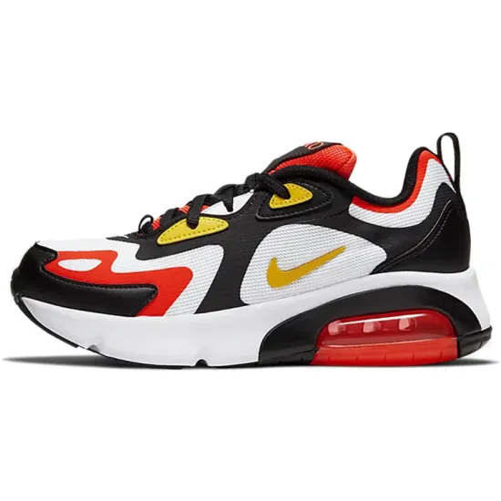 Nike Air Max 200 Black Bright Crimson GS