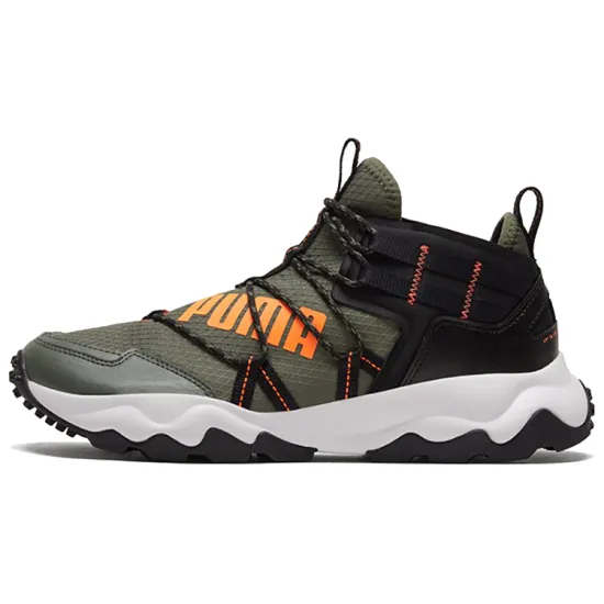 PUMA Ember Running Shoes Men Low-top Dark Green/white
