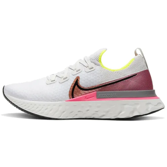 Nike React Infinity Run Platinum Pink Orange Women's