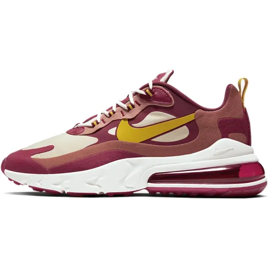Nike Air Max 270 React Noble Red Team Gold