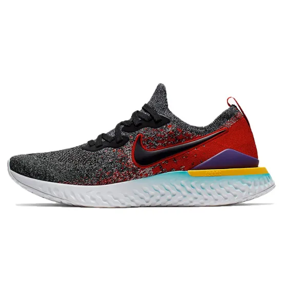 Nike Epic React Flyknit 2 'Black University Red'