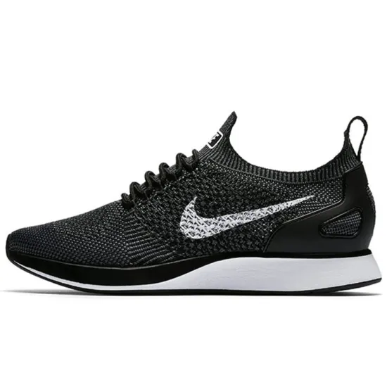 Nike Mariah Flyknit Racer Black White Women's