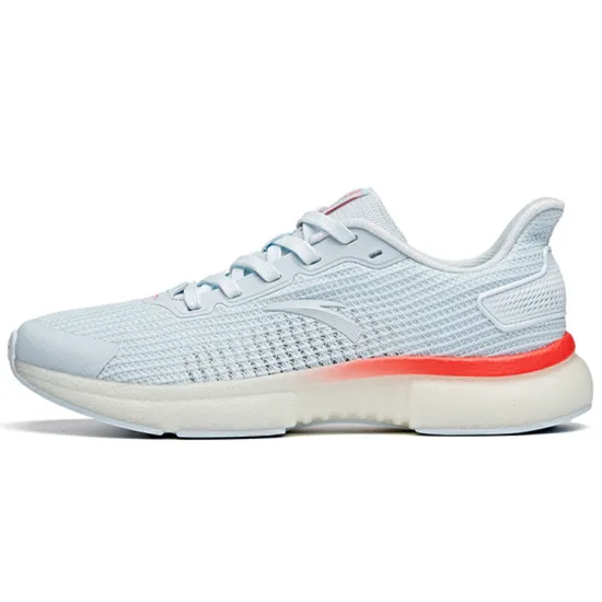 ANTA Running Shoes Men Low-Top Light Dusty Gray