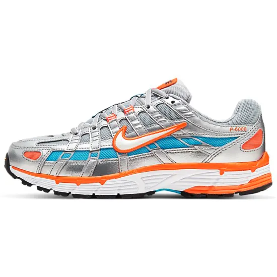 Nike P-6000 Silver Orange Women's