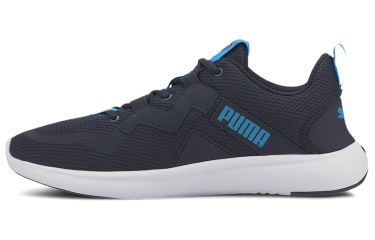 PUMA Softride Mesh Cushioning, Wear Resistant Low top Running Shoes Men's Blue White