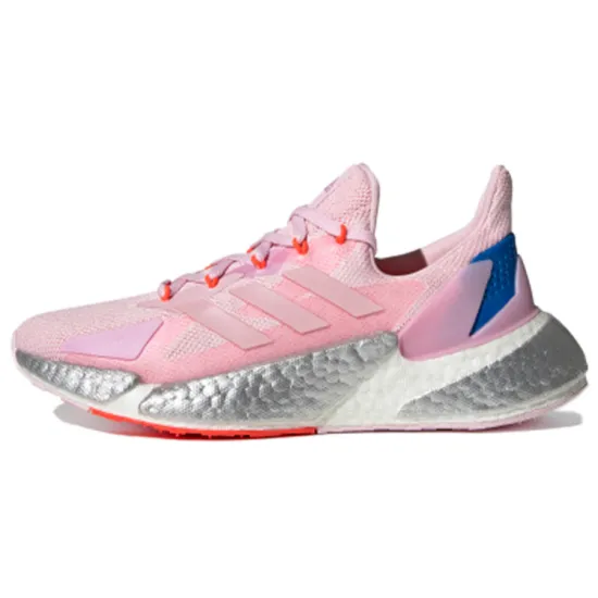 Adidas X9000l4 Running Shoes Women's Low-top Pink/Blue/Silver