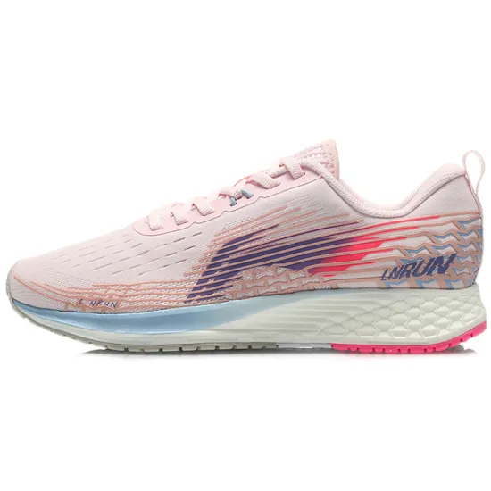 LiNing Red Hare 4 V2 Anti-Slip Wear-Resistant Low-Top Running Shoes Women's Pink