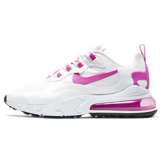 Nike Air Max 270 React White Fire Pink Women's