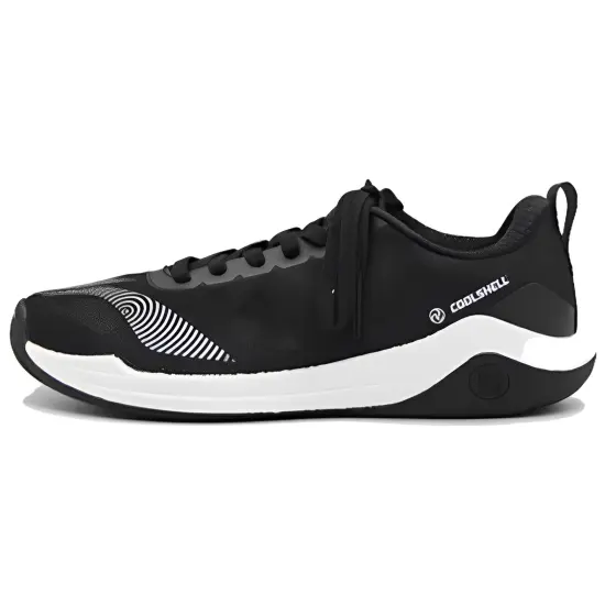 LiNing Cushioning Anti Slip And Wear Resistant Low Top Training Shoes Unisex White Black