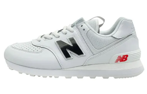 574 New Balance 'Metallic - White Neo Flame'