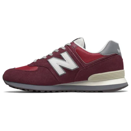 New Balance NB 574 Running Shoes Unisex Low-top Red/brown