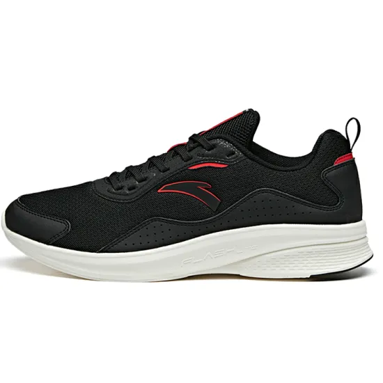 ANTA Running Collection Running Shoes Men Low-Top Black Red White