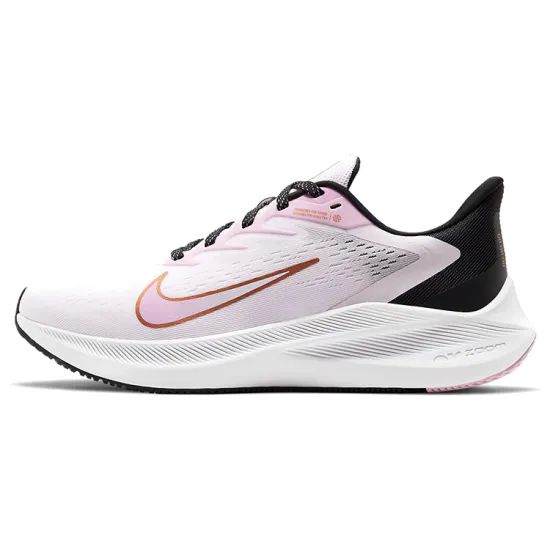 Nike Zoom Winflo 7 Running Shoes Women's Low-top Pink/White/Black
