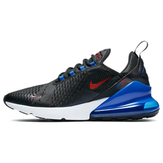 Nike Air Max 270 Running Shoes Men Low-top Black/Red/Blue