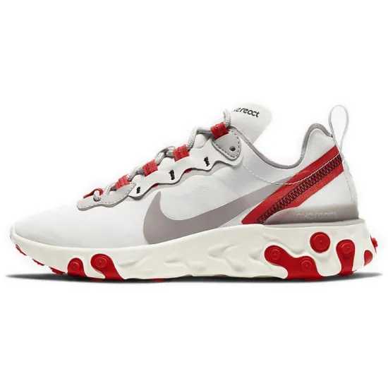 Nike React Element 55 Sail Phantom University Red Women's