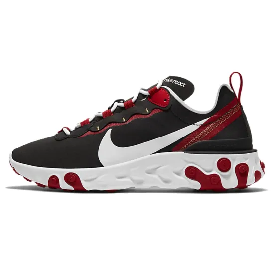 Nike React Element 55 Black Gym Red Women's