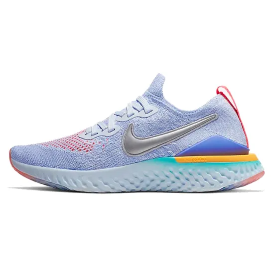 Nike Epic React Flyknit 2 Aluminum GS