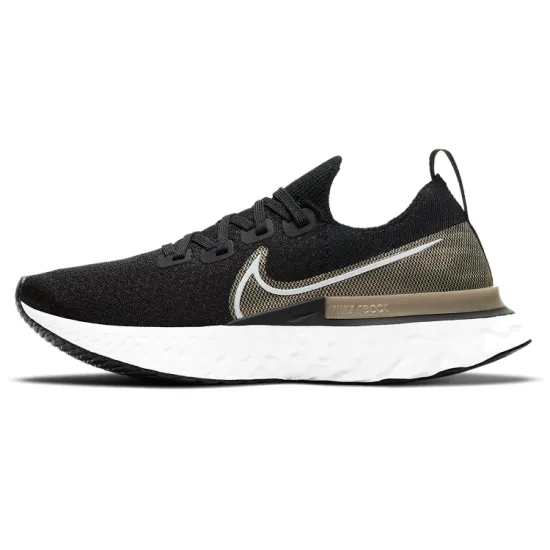 Nike React Infinity Run Flyknit Metallic Gold Silk Women's