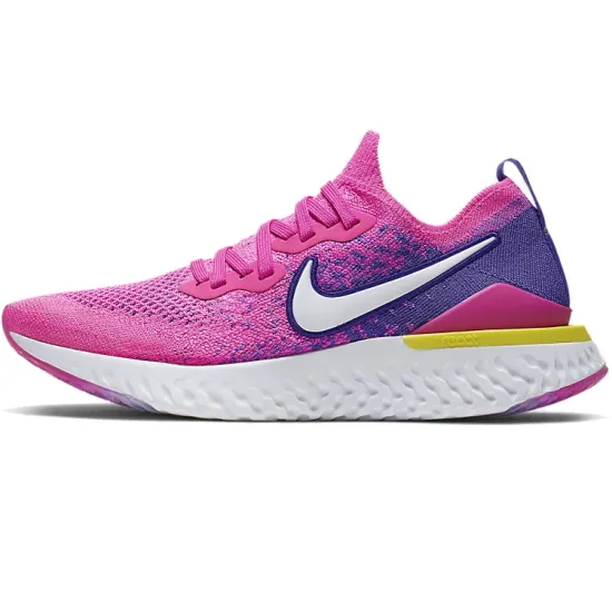Nike Epic React Flyknit 2 Laser Fuchsia White Women's
