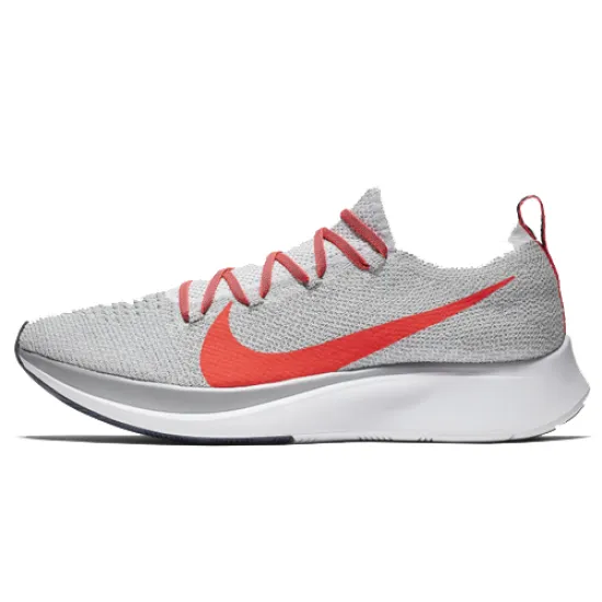 Nike Zoom Fly Flyknit Pure Platinum Bright Crimson