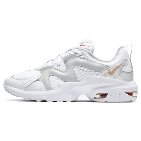 Nike Air Max Graviton Running Shoes Unisex Low-top White / Photon Gray / Team Orange / Metallic Gold