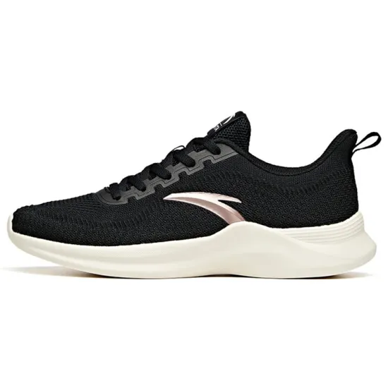 ANTA Running Shoes Women's Low-Top Black/Rose Gold